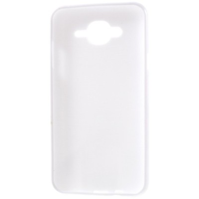 Samsung Galaxy J7 (J700) cieta silikona (TPU) balts apvalks / vacins.lv