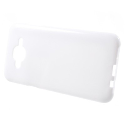 Samsung Galaxy J7 (J700) cieta silikona (TPU) balts apvalks / vacins.lv