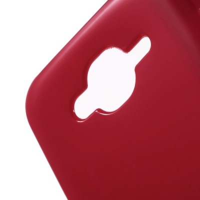 Samsung Galaxy J7 (J700) kieto silikono TPU raudonas dėklas - nugarėlė / Priedai.lt