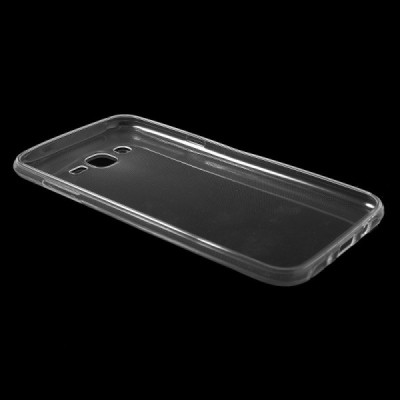 Samsung Galaxy J7 (J700) dzidrs (caurspīdīgs) cieta silikona TPU pasaulē planākais apvalks / Vacins.lv