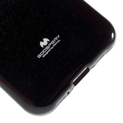 Samsung Galaxy J2 (J200) Mercury melns cieta silikona (TPU) apvalks / vacins.lv