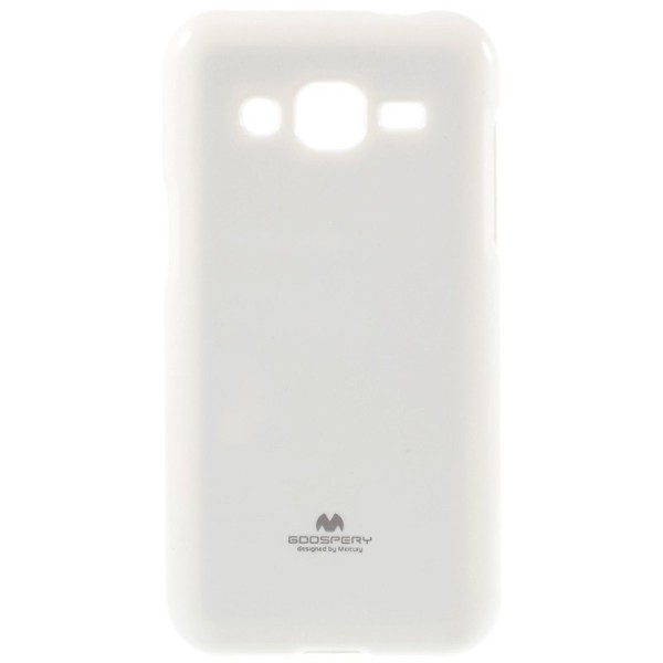 „Mercury“ apvalks - balts (Galaxy J2)