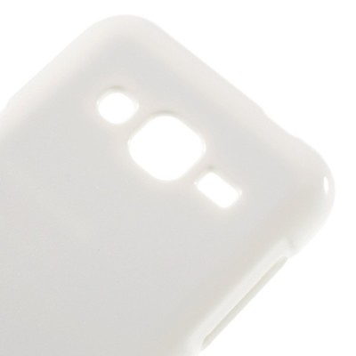Samsung Galaxy J2 (J200) Mercury balts cieta silikona (TPU) apvalks / vacins.lv