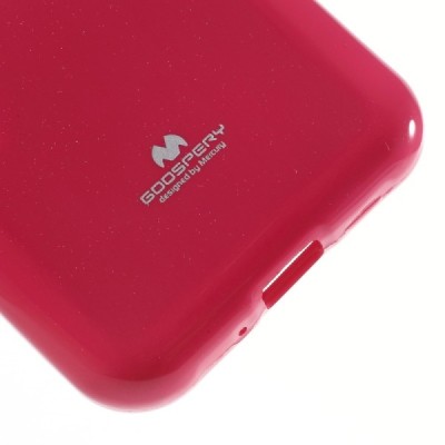 Samsung Galaxy J2 (J200) Mercury tumši rozs cieta silikona (TPU) apvalks / vacins.lv