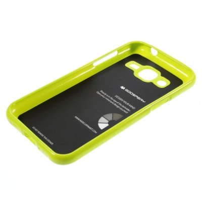 Samsung Galaxy J2 (J200) Mercury zaļš cieta silikona (TPU) apvalks / Vacins.lv