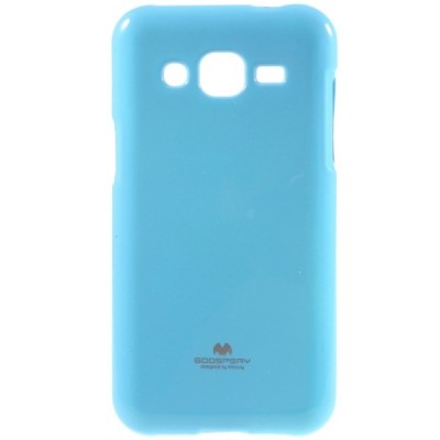 Samsung Galaxy J2 (J200) Mercury zils cieta silikona (TPU) apvalks / vacins.lv