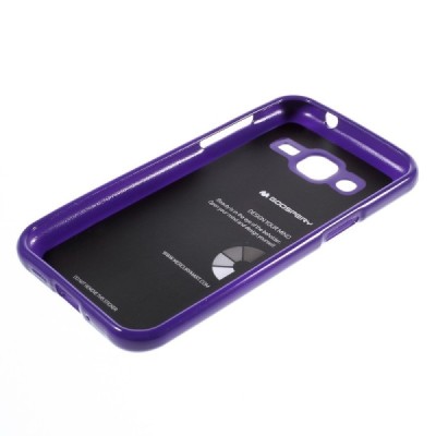 Samsung Galaxy J2 (J200) Mercury violeta cieta silikona (TPU) apvalks / vacins.lv