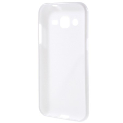 Samsung Galaxy J2 (J200) cieta silikona (TPU) balts apvalks / vacins.lv