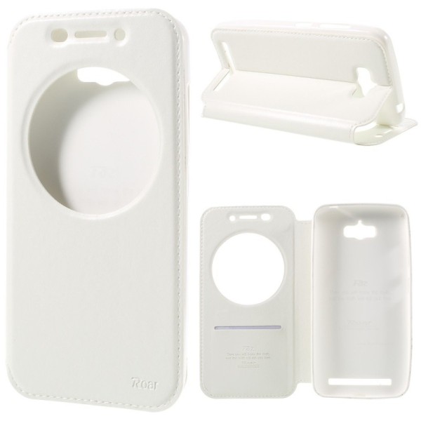 „Roar“ Noble atvēramais futrālis - balts (Zenfone Max)