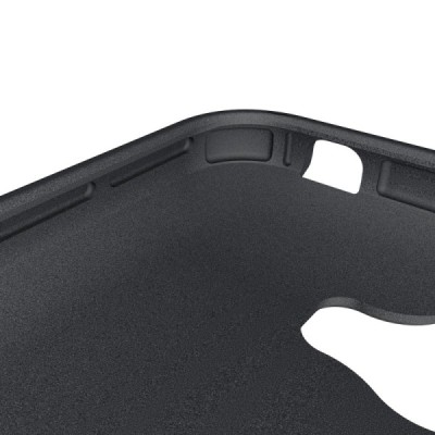 Sustiprintos apsaugos Asus Zenfone Max (ZC550KL) juodas kieto silikono (TPU) ir plastiko dėklas / Priedai.lt