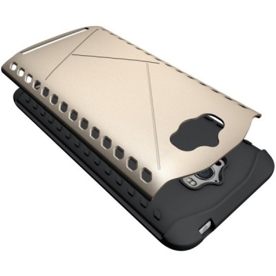 Pastiprinātas aizsardzības zelta Asus Zenfone Max (ZC550KL) apvalks / Vacins.lv