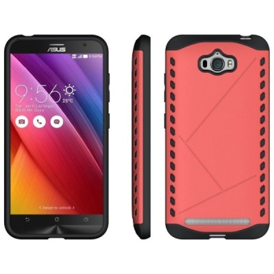 Pastiprinātas aizsardzības sarkans Asus Zenfone Max (ZC550KL) apvalks / Vacins.lv