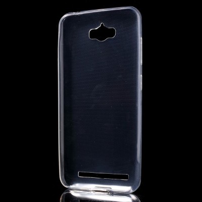 Asus Zenfone Max (ZC550KL) skaidrus (permatomas) kieto silikono TPU ploniausias pasaulyje dėklas / Priedai.lt