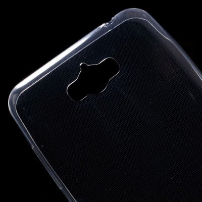 Asus Zenfone Max (ZC550KL) skaidrus (permatomas) kieto silikono TPU ploniausias pasaulyje dėklas / Priedai.lt