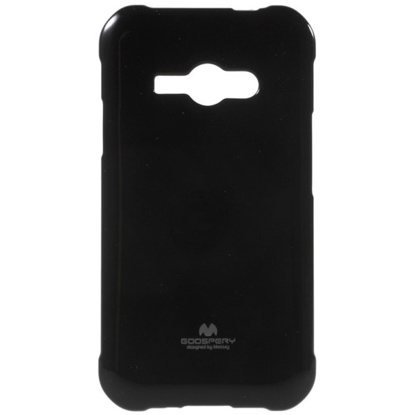 „Mercury“ apvalks - melns (Galaxy J1 Ace)