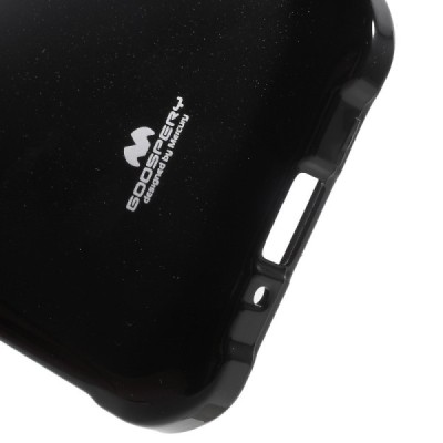 Samsung Galaxy J1 Ace (J110) Mercury melns cieta silikona (TPU) apvalks / vacins.lv