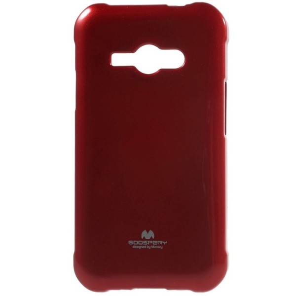 „Mercury“ dėklas - raudonas (Galaxy J1 Ace)