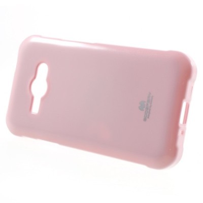 Samsung Galaxy J1 Ace (J110) Mercury gaiši rozs cieta silikona (TPU) apvalks / vacins.lv