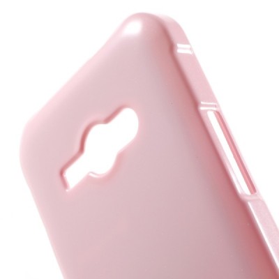 Samsung Galaxy J1 Ace (J110) Mercury gaiši rozs cieta silikona (TPU) apvalks / vacins.lv