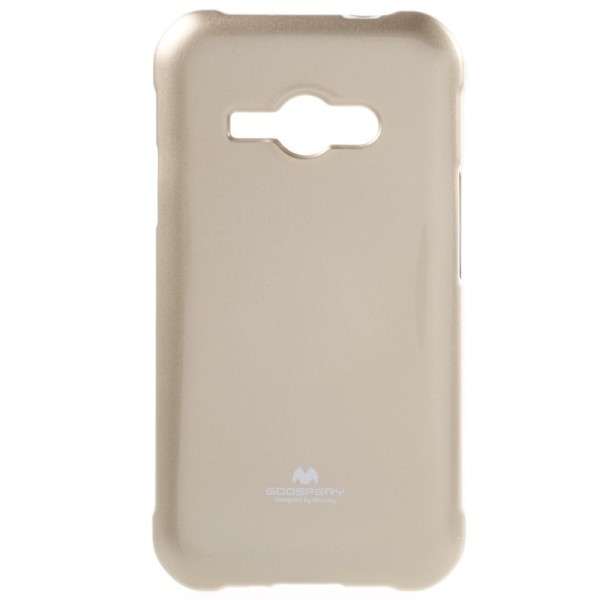 „Mercury“ apvalks - zelta (Galaxy J1 Ace)