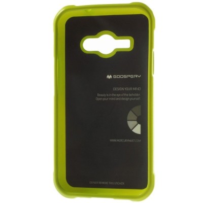 Samsung Galaxy J1 Ace (J110) Mercury žalias kieto silikono tpu dėklas - nugarėlė / Priedai.lt