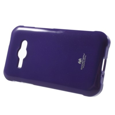 Samsung Galaxy J1 Ace (J110) Mercury violeta cieta silikona (TPU) apvalks / vacins.lv