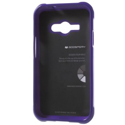 Samsung Galaxy J1 Ace (J110) Mercury violeta cieta silikona (TPU) apvalks / vacins.lv