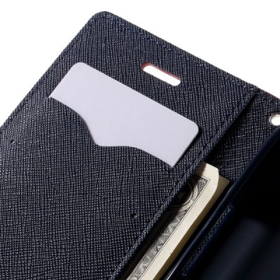 Samsung Galaxy J1 Ace (J110) Mercury atvērams sarkans maciņš (maks) / Vacins.lv