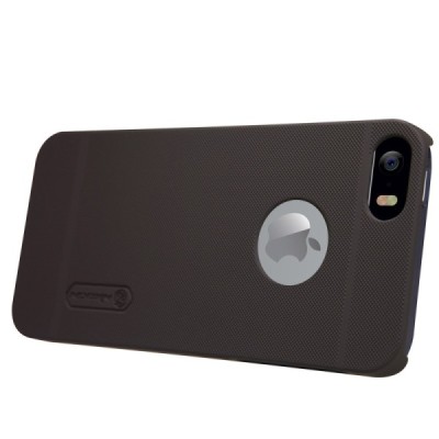 Rudas „Nillkin“ Frosted Shield serijos Apple iPhone SE (5, 5s) dėklas (dėkliukas) su apsaugine ekrano plėvele / Priedai.lt