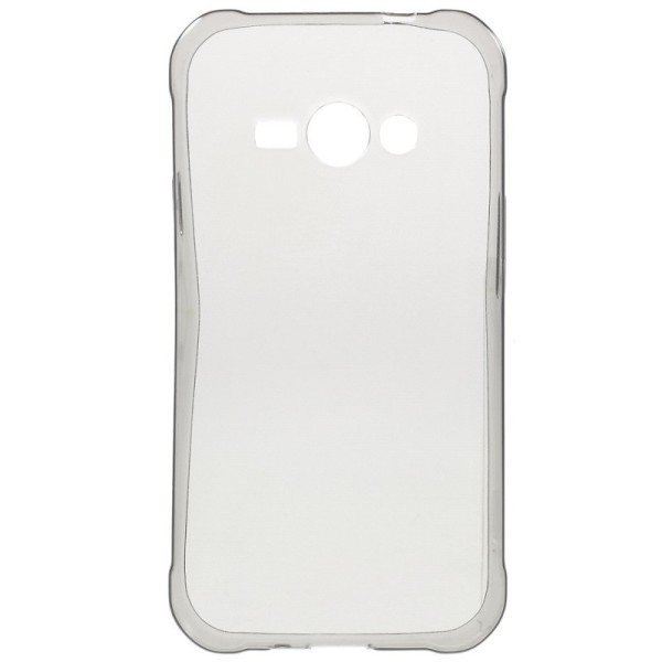 Planākais TPU dzidrs apvalks - pelēks (Galaxy J1 Ace)