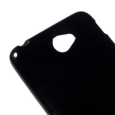 Sony Xperia E4 (Sony Xperia E4 Dual) kieto silikono TPU juodas dėklas - nugarėlė / Priedai.lt