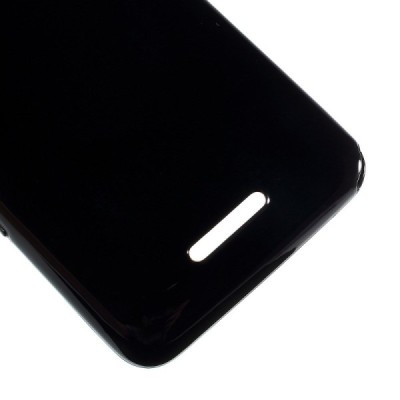 Sony Xperia E4 (Sony Xperia E4 Dual) kieto silikono TPU juodas dėklas - nugarėlė / Priedai.lt