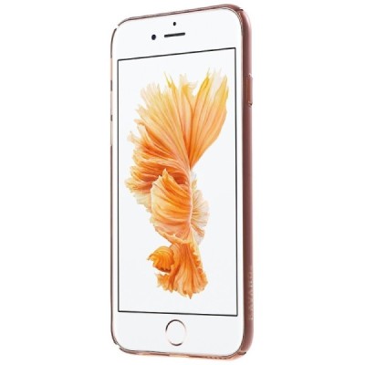 Apple iPhone 6S elegants „Kavaro“ Flowers dzidrs (caurspīdīgs) rozs plastmasas apvalks ar kristāliem / Vacins.lv