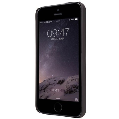 Rudas „Nillkin“ Frosted Shield serijos Apple iPhone SE (5, 5s) dėklas (dėkliukas) su apsaugine ekrano plėvele / Priedai.lt