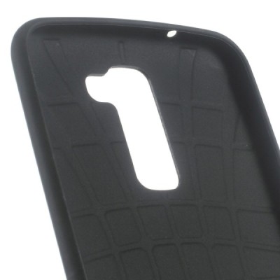 LG K10 (K420N) krāsains cieta silikona apvalks - Eifelis / Vacins.lv