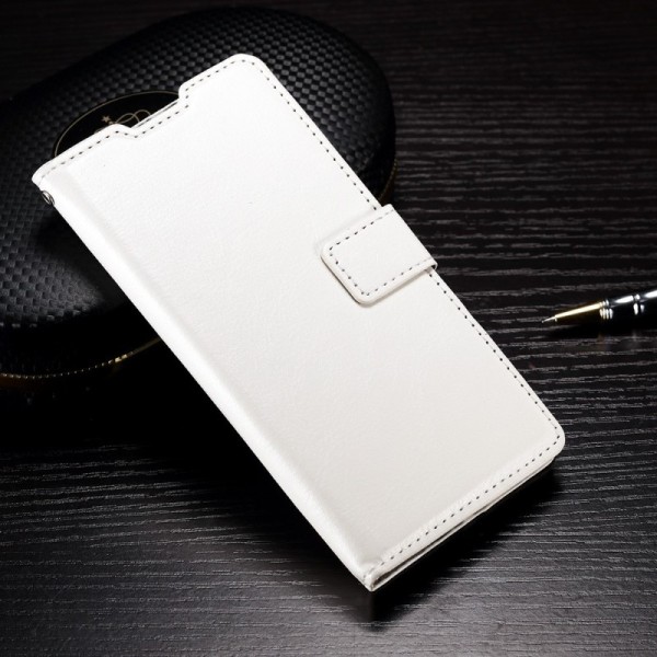 Atvēramais maciņš - balts (Galaxy A7 2016)