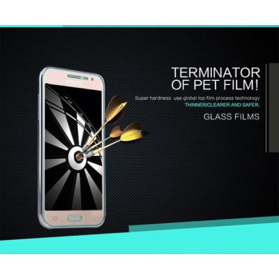 Samsung Galaxy J2 (J200) „Nillkin“ H Tempered Glass sustiprintos apsaugos apsauginis ekrano stiklas 0.33 mm / Priedai.lt