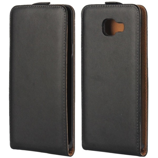 Klasikinis atverčiamas dėklas - juodas (Galaxy A7 2016)