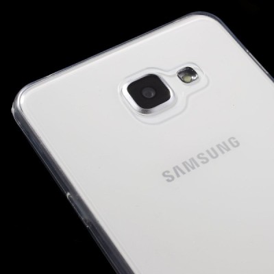 Samsung Galaxy A7 2016 (A710) dzidrs (caurspīdīgs) cieta silikona TPU apvalks / Vacins.lv