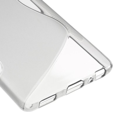 Huawei P9 skaidrus (permatomas) kieto silikono TPU pilkas dėklas - nugarėlė / Priedai.lt