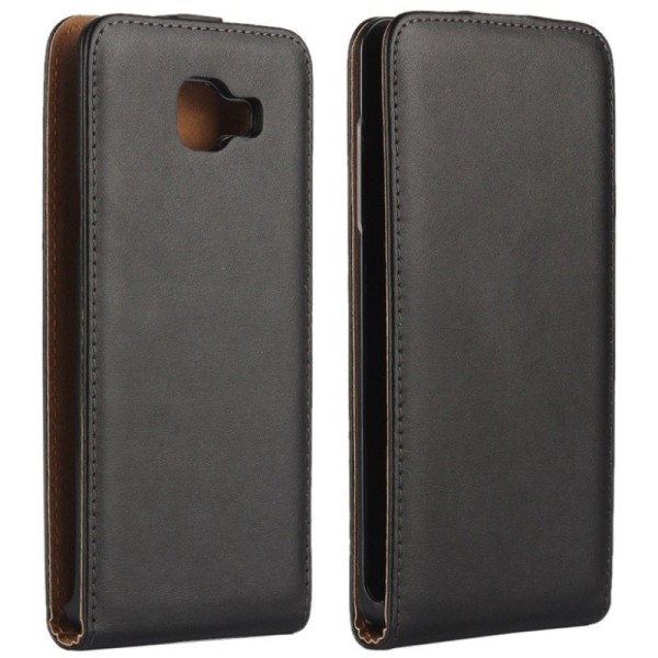 Klasisks atvēramais maciņš - melns (Galaxy A5 2016)