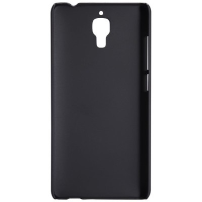 Xiaomi Mi 4 Nillkin Frosted Shield melns plastmasas apvalks + ekrāna aizsargplēve / Vacins.lv