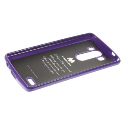 LG G3 D855 Mercury violetinis kieto silikono tpu dėklas - nugarėlė / Priedai.lt