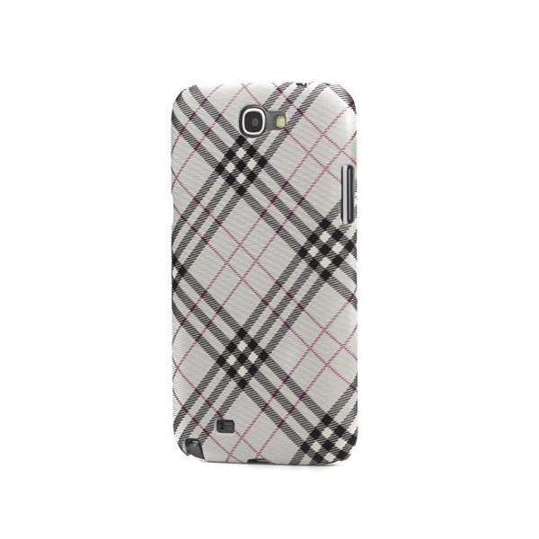 „Burberry“ stila apvalks - pelēks (Galaxy Note 2)