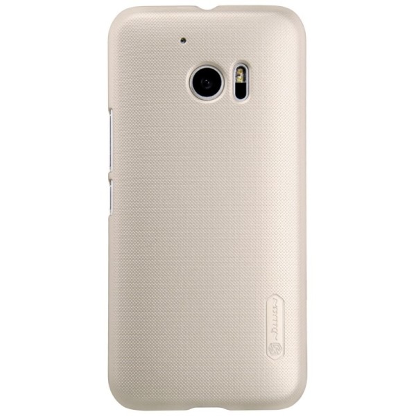 „Nillkin“ Frosted Shield apvalks - zelta + ekrāna aizsargplēve (10)