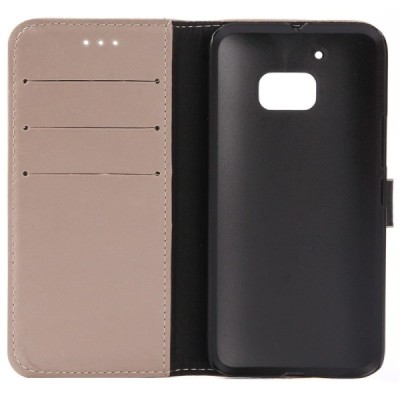 HTC 10 (Lifestyle) atvēramais ādas smilšains retro maciņš (maks) / Vacins.lv