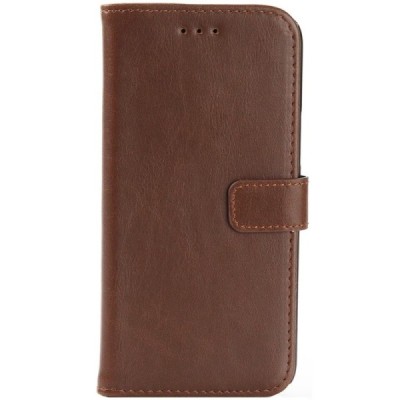 HTC 10 (Lifestyle) atvēramais ādas tumši brūns retro maciņš (maks) / Vacins.lv