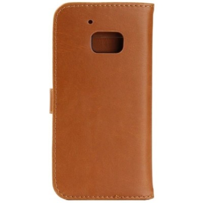 HTC 10 (Lifestyle) atvēramais ādas gaiši brūns retro maciņš (maks) / Vacins.lv