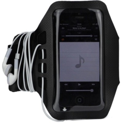 „Bubble“ dėklas sportui (raištis ant rankos) - juodas, universalus (S dydis) / Priedai.lt