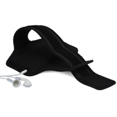 „Bubble“ dėklas sportui (raištis ant rankos) - juodas, universalus (S dydis) / Priedai.lt